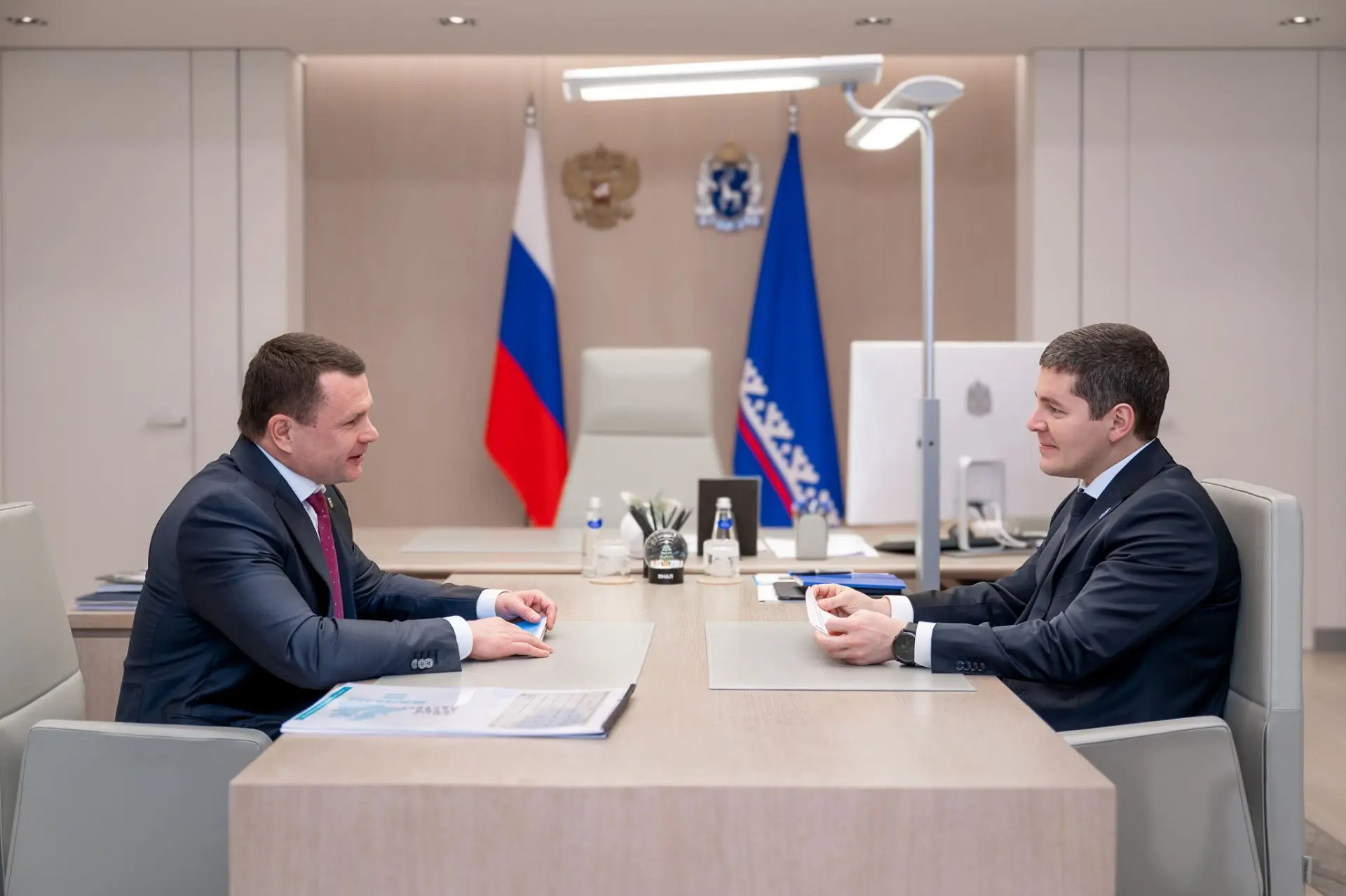 Рассказал губернатору Ямала Дмитрию Артюхову об итогах работы в 2025 году и о планах на этот год.   