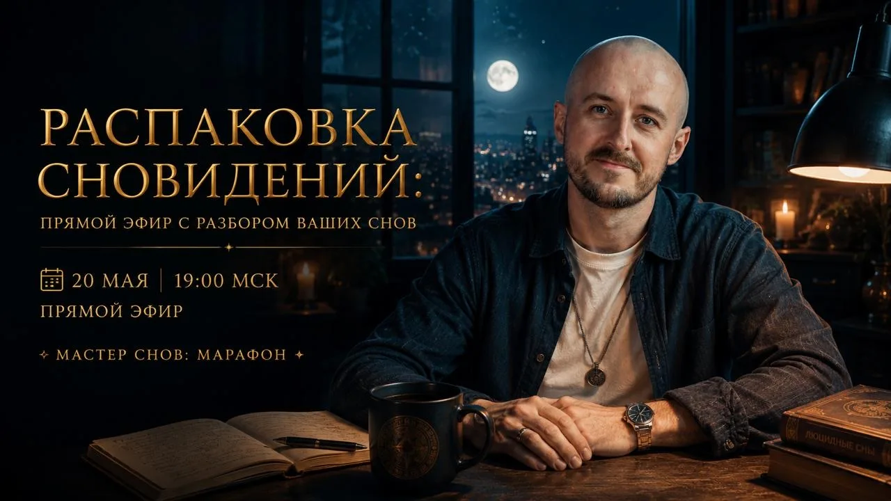 Распаковка сновидений: прямой эфир с разбором ваших снов