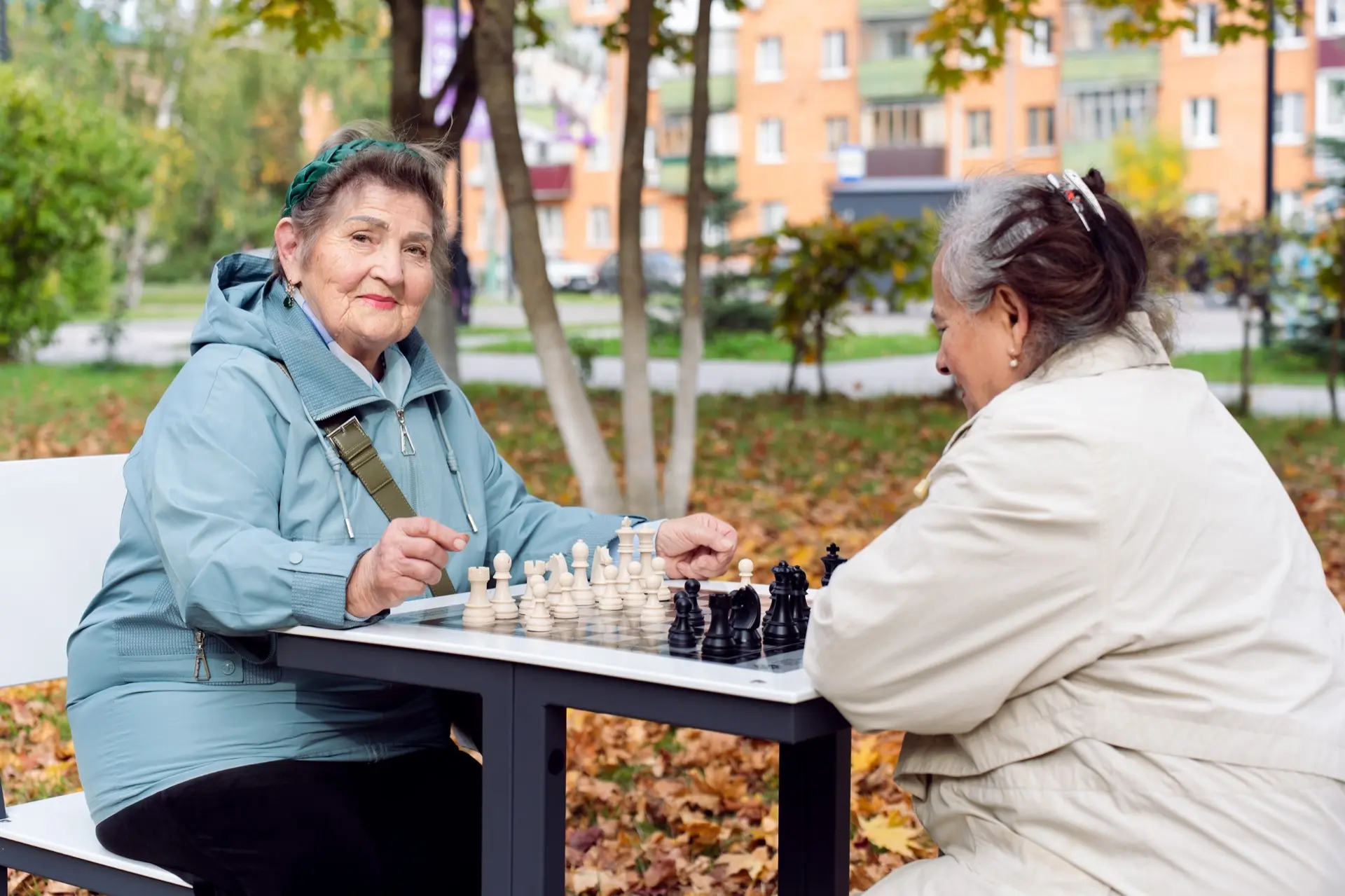 ♟️В Международный день пожилых людей на Шахматном бульваре у Центра культурного развити...
