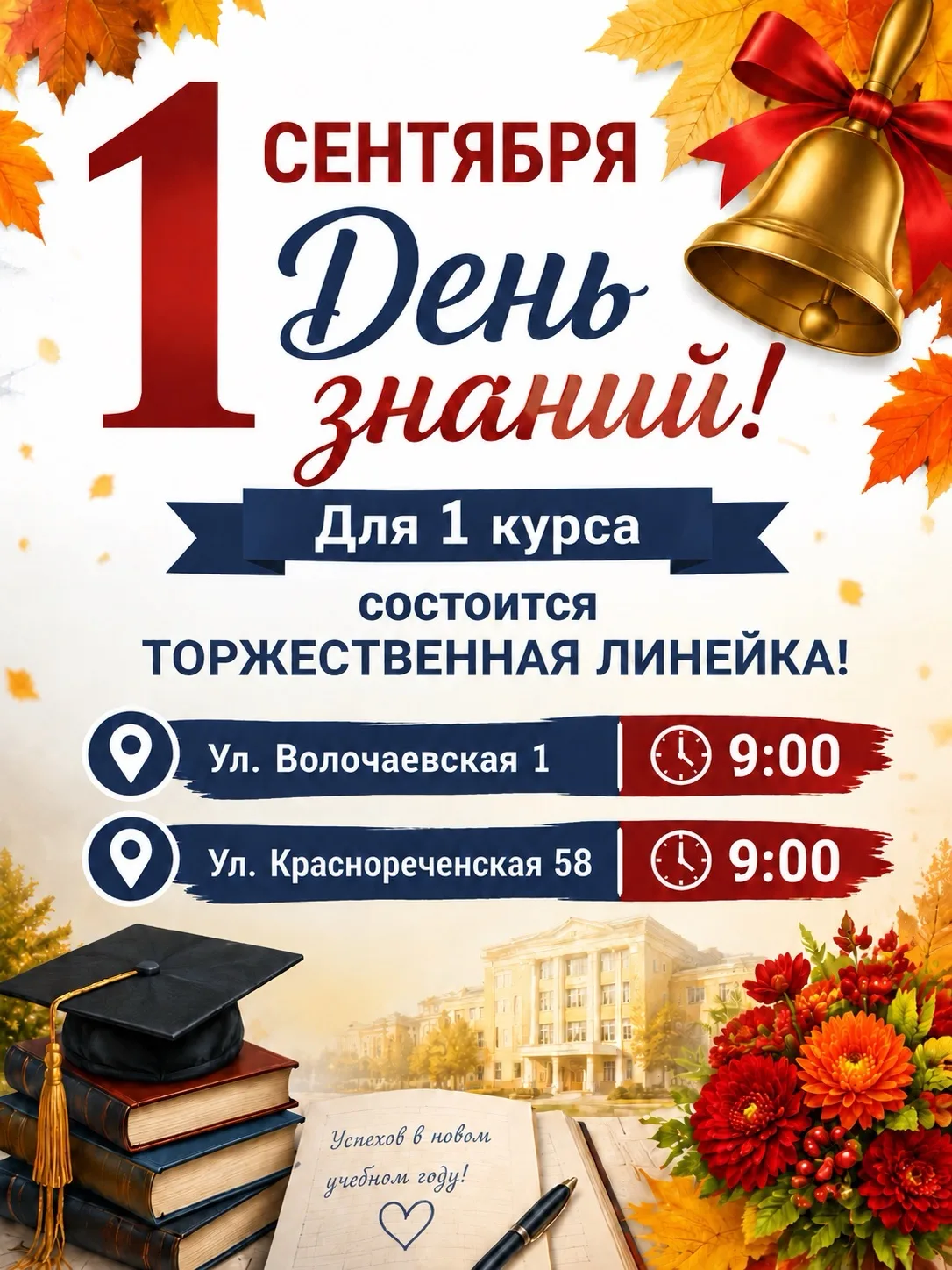 🎓Дорогие первокурсники!