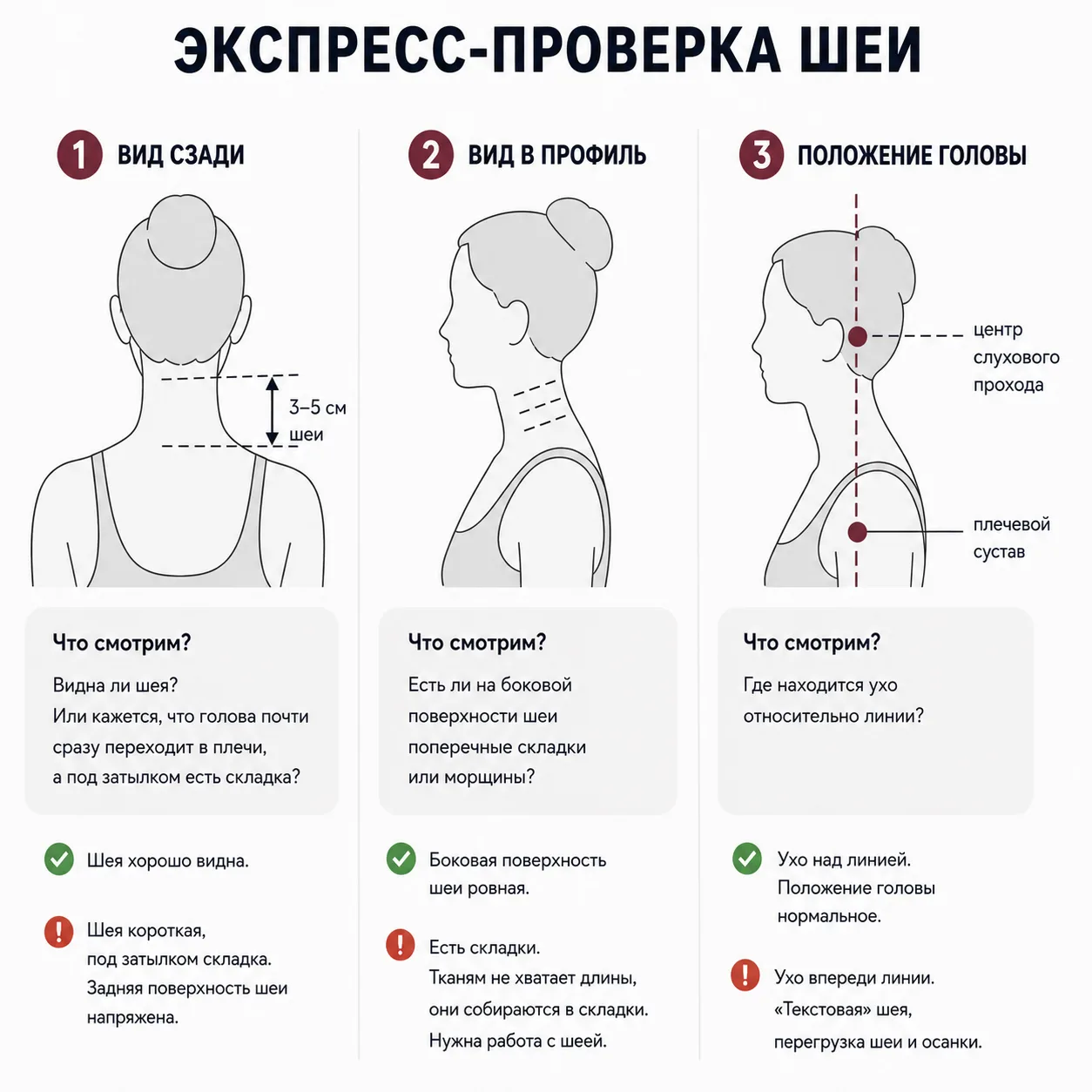 Ну что, обещанная экспресс-проверка шеи.