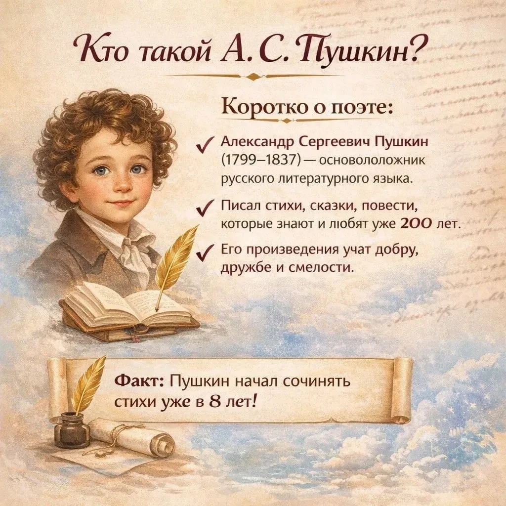 Завтра, 6 июня — день рождения Александра Сергеевича Пушкина (родился в 1799 году). В Р...