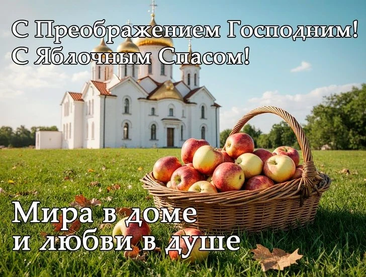 С Яблочным Спасом! 🍎✨