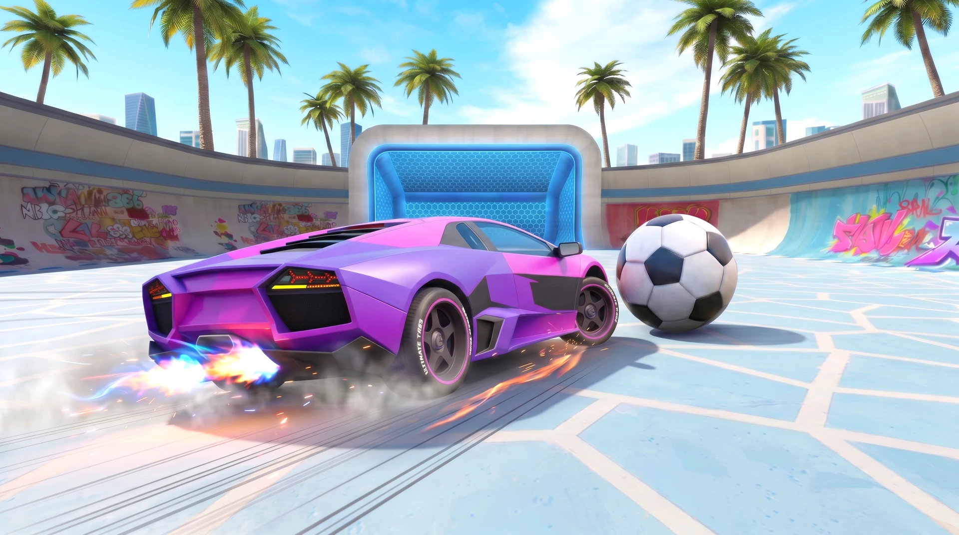 ✦ Cars Royale: League of Rocket — динамичная аркада, в которой автоспорт сочетается с ф...