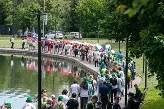 🏃‍♂Всероссийская пешая эстафета в Липецке