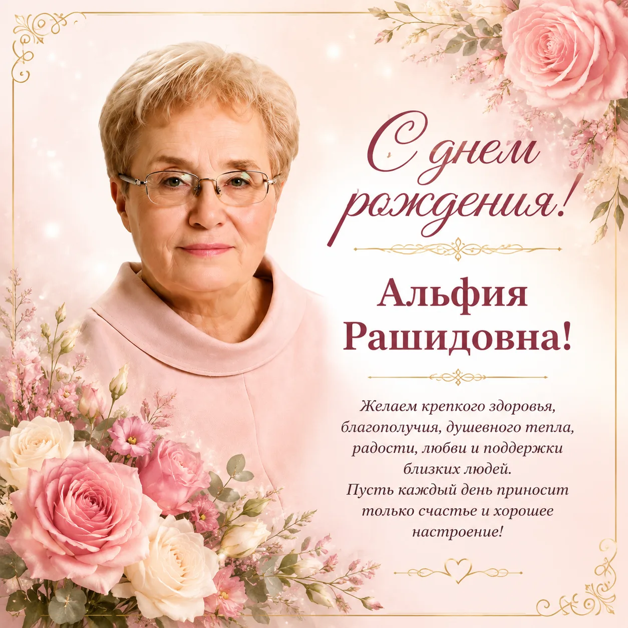 Сегодня мы поздравляем нашего замечательного заместителя заведующего — Тиличенко Альфию...