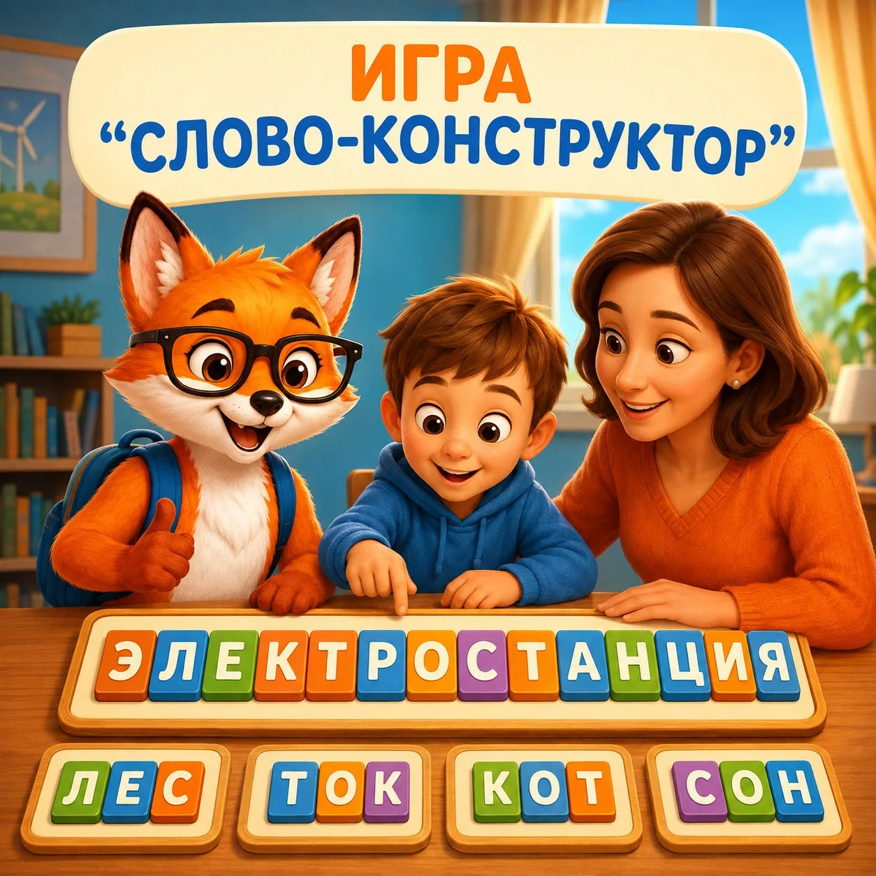 ПЯТНИЧНАЯ ИГРА «СЛОВО-КОНСТРУКТОР»