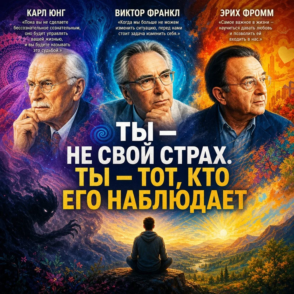 🌀 ТЫ — НЕ СВОЙ СТРАХ. ТЫ — ТОТ, КТО ЕГО НАБЛЮДАЕТ