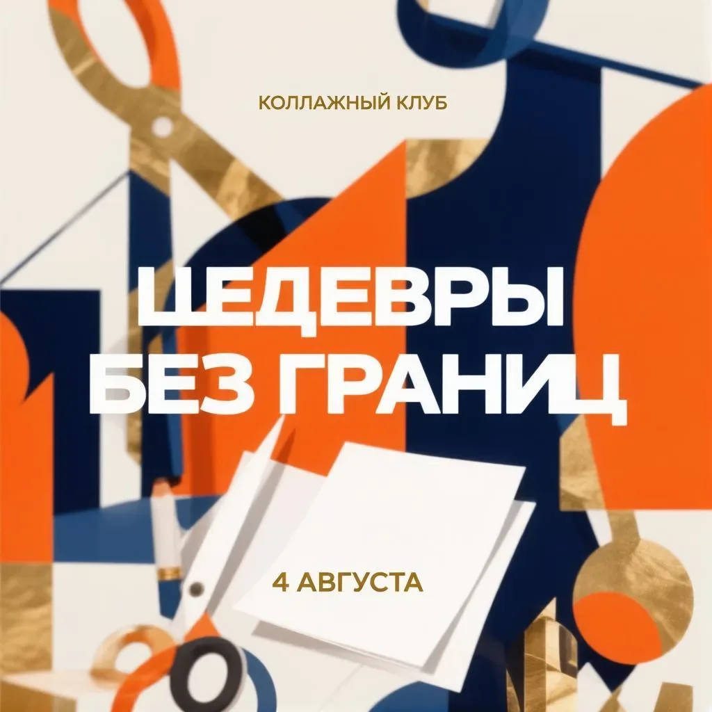 ✂️ ВСТРЕЧА КОЛЛАЖНОГО КЛУБА
 
📍 Молодёжный центр «Зеркало»
 
🗓️ #_4_августа
⏰ 18:00
 
Август в «Ко