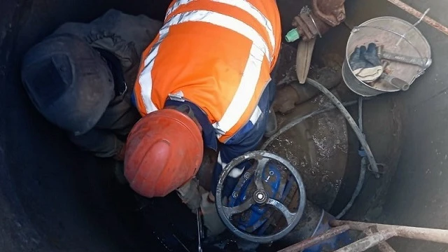 ✅Завершены плановые работы в Кировском районе города Томска. На участке сетей водопровода на пересеч