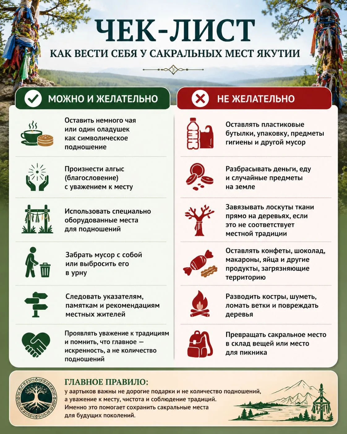 ❕ Мусор вместо уважения: кто должен отвечать за сакральные места Якутии