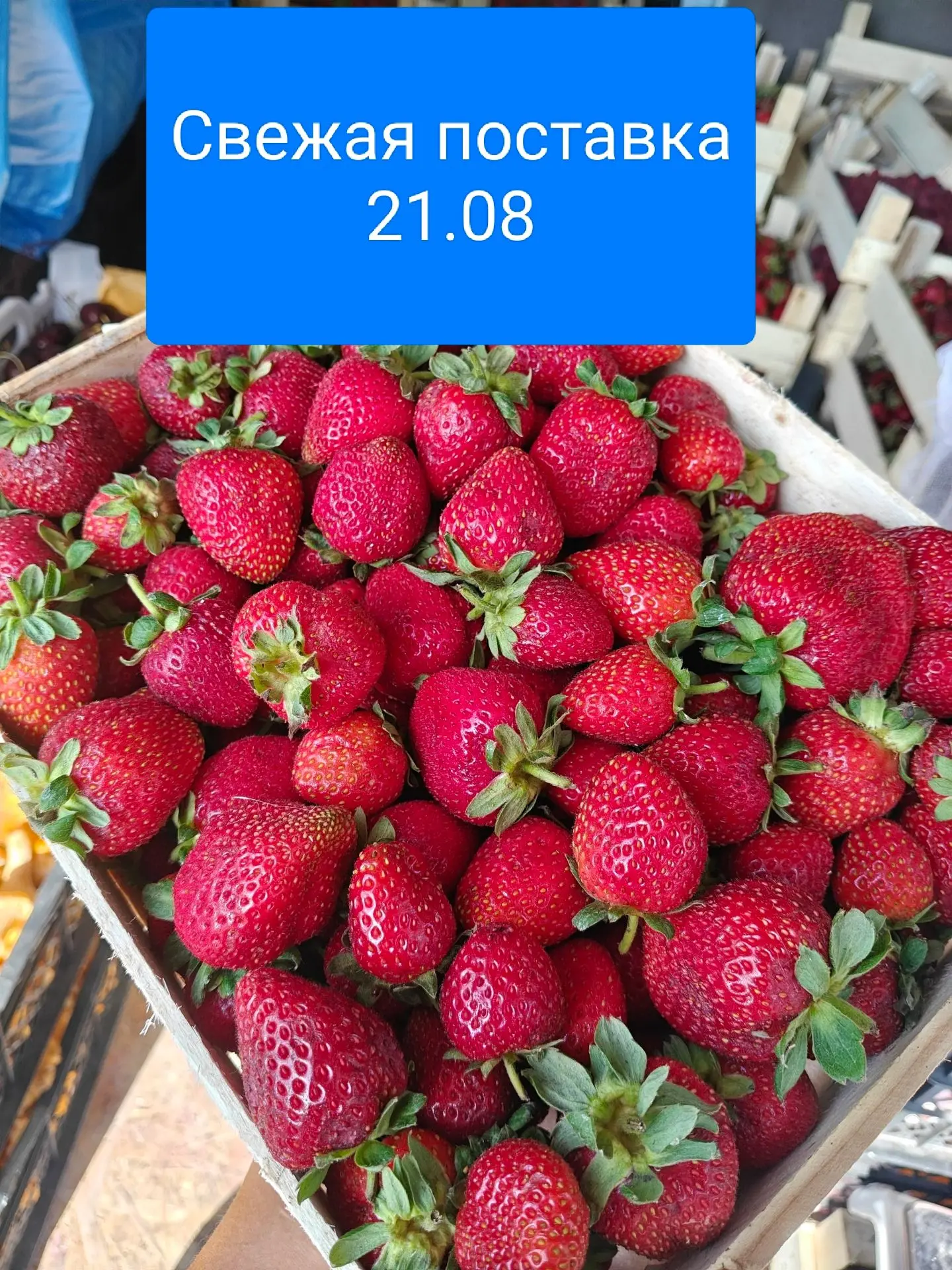 Друзья уже сегодня  свежая поставка ягоды из Киргизии 🍓
