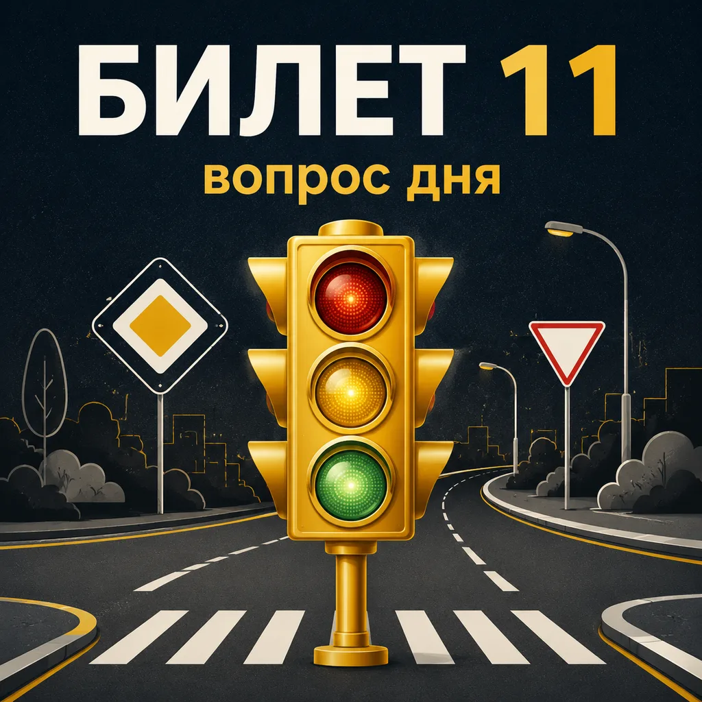 🚦 Вопрос из билета 11