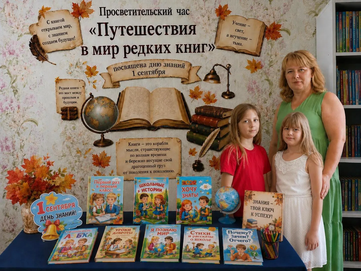 В филиале №16 "Тимошинская библиотека" прошёл 📚 Просветительский час «Путешествия в ми...
