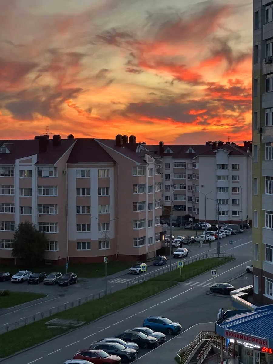Закат, который заставляет замереть😍