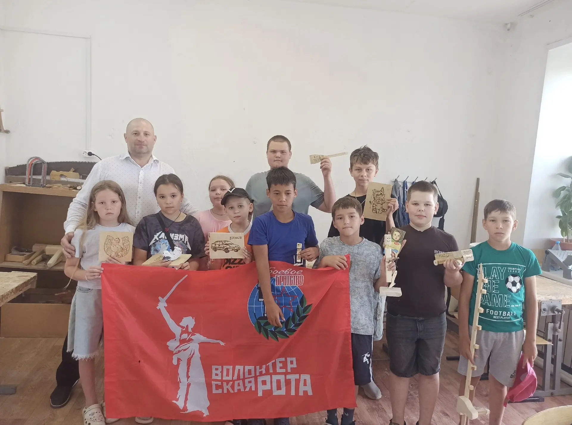 📅 11 июня 2026 года в Сапоговской школе для членов Волонтёрской роты «Боевое Братство» состоялись с