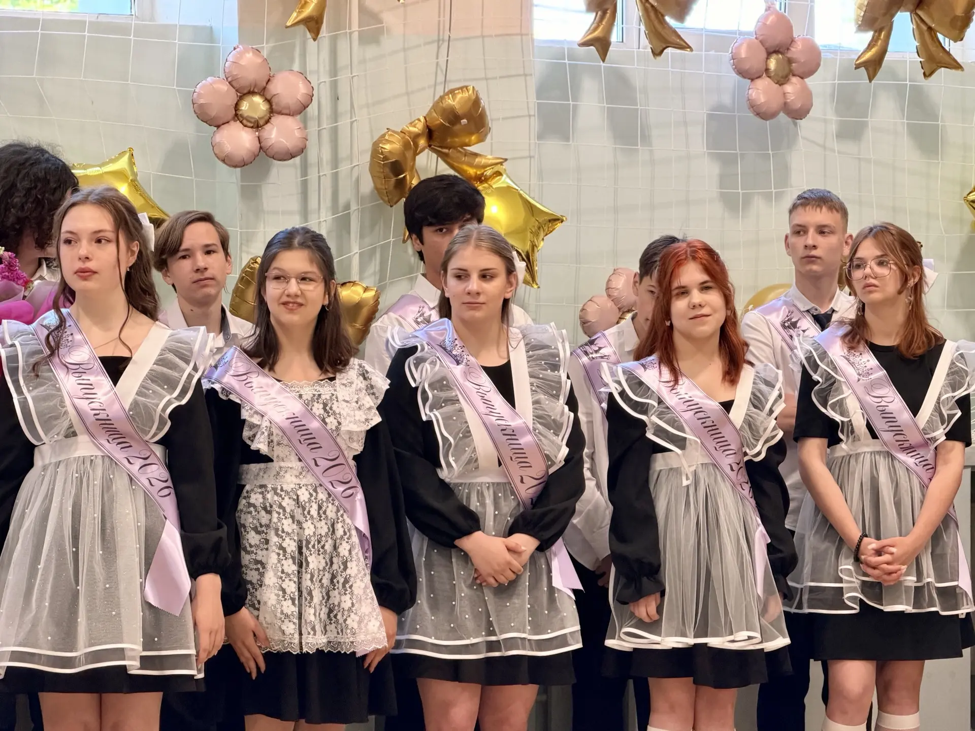 В школе поселка Колычево Можайского округа прошел первый  после капитального ремонта здания последни
