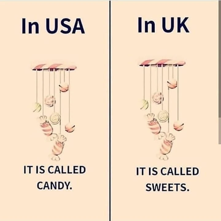 British VS American English.