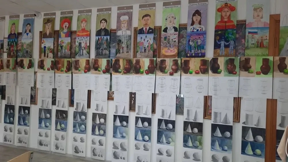🎨 В Детской художественной школе г. Павлово проходит неделя итоговых просмотров!