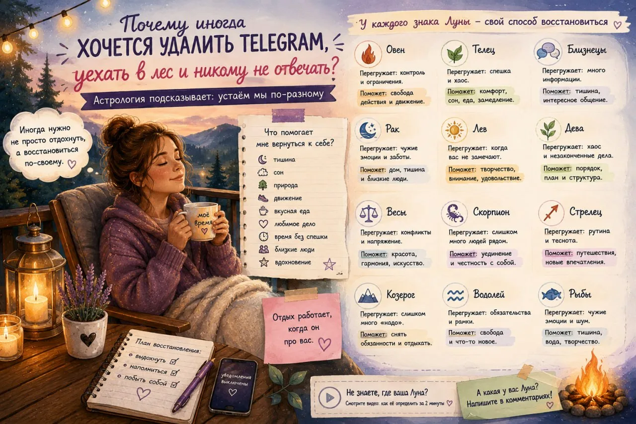 Почему иногда хочется удалить Telegram, уехать в лес и никому не отвечать?