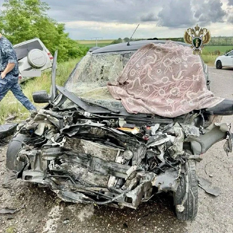 😱Три человека, включая ребёнка, погибли в аварии на Ставрополье