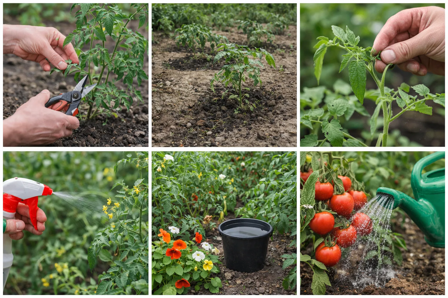 🍅 Томатные хитрости, которые реально работают! 🌱Сохраняйте шпаргалку, чтобы собрать ведра сладких и 