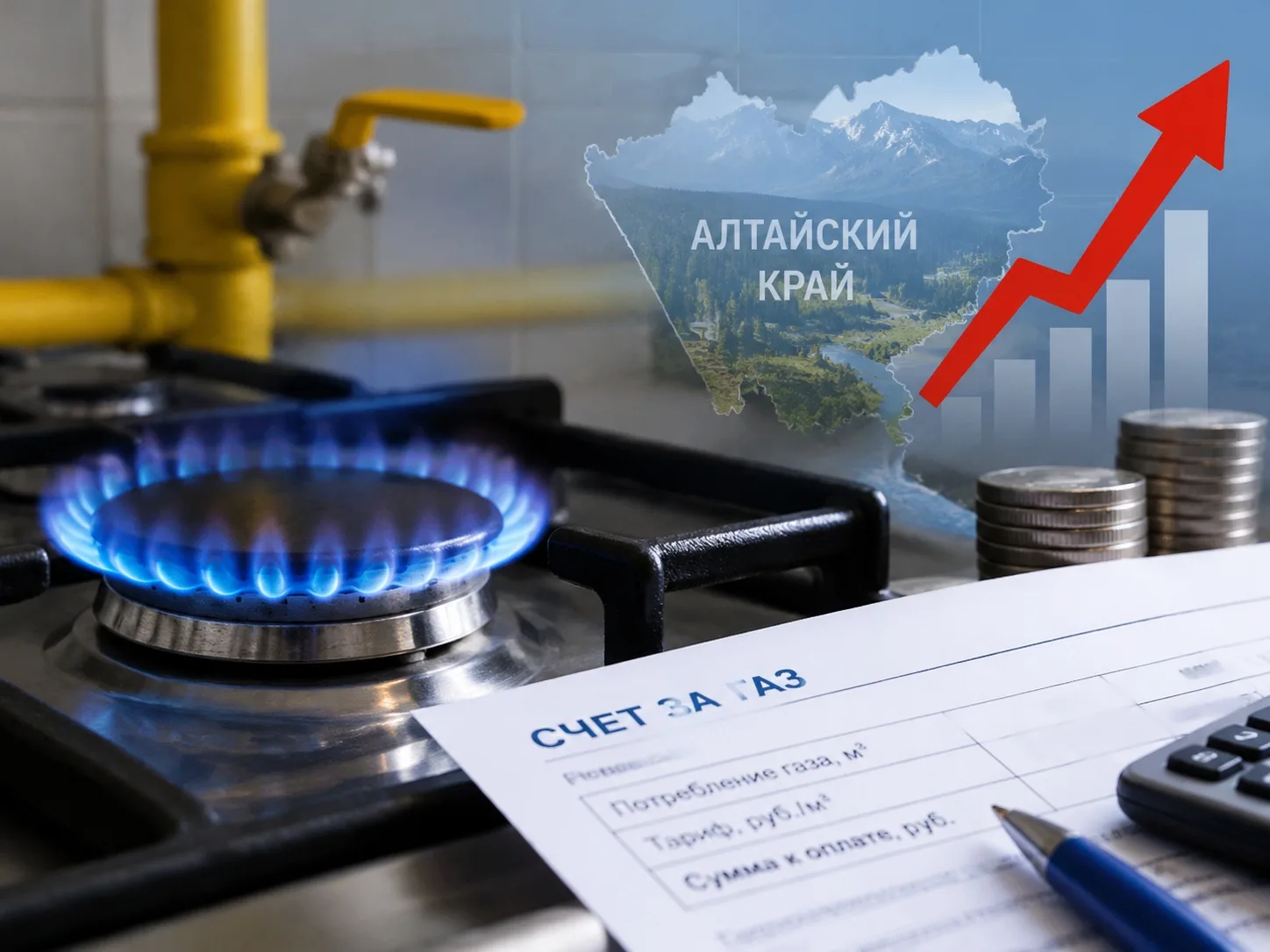 📈🔥 В Алтайском крае с октября выросли цены на природный газ