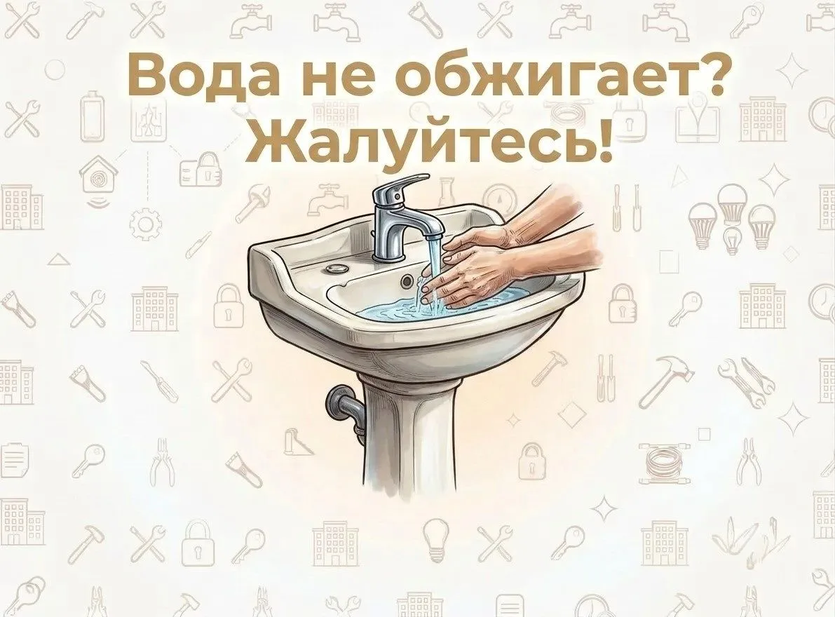🤔 Простой бытовой тест: если вы открываете кран и спокойно моете руки, не разбавляя воду холодной, 