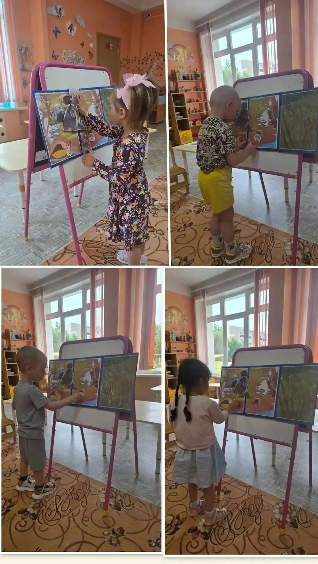 💥 В течение недели дети младшей группы "Непоседы" знакомились с миром диких животных. 
🦔 Ребята с 