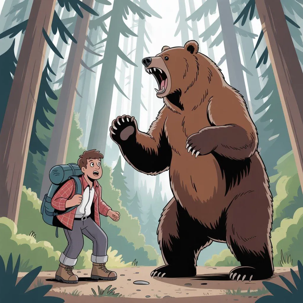 🐻 Правила поведения при встрече с медведем