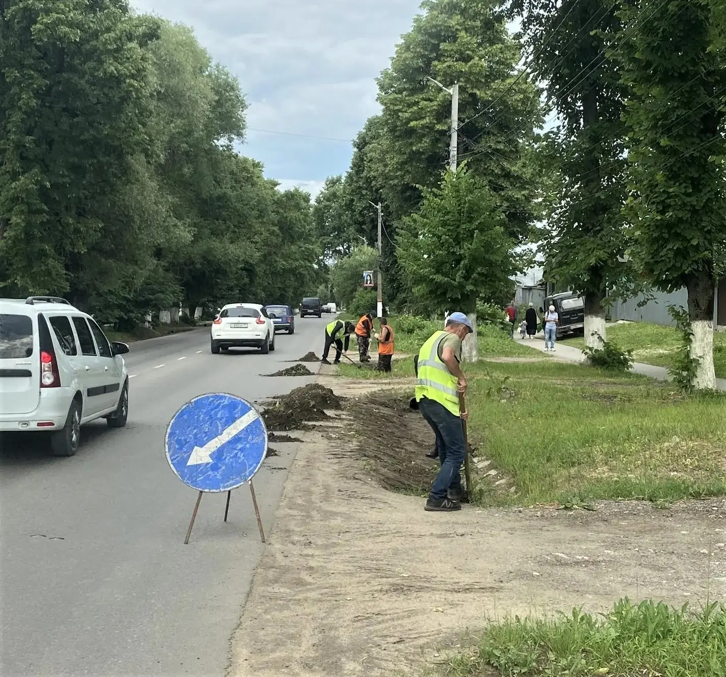 МКУ «Спецавтохозяйство г.Алексина» продолжает работы по благоустройству общественных пространств как