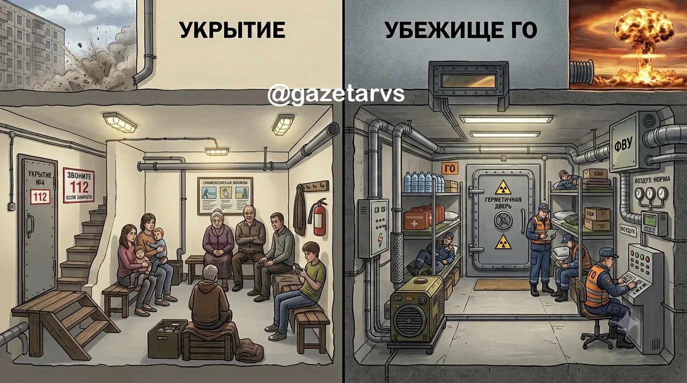 Словарь безопасности: где прятаться и как работают укрытия

Многие путают термины «укрытие», «убежищ