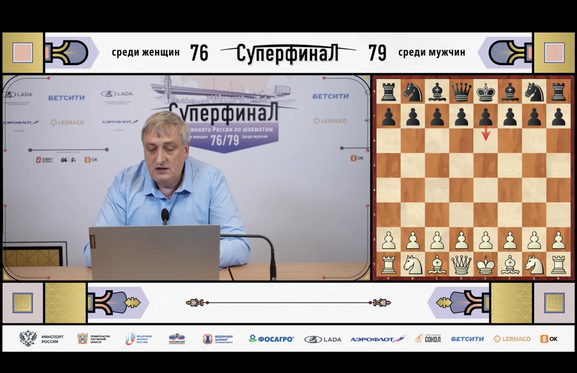 Обзор 3 тура Суперфинала чемпионатов России подготовил международный мастер Владимир Ба...