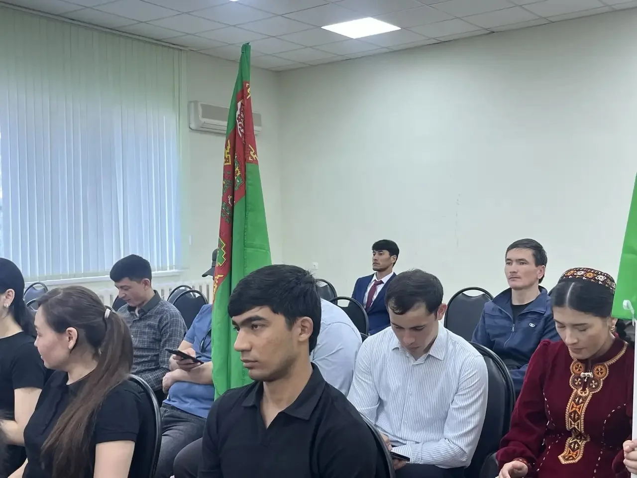 День флага, Конституции и поэзии Махтумкули в нашем университете 🇹🇲  20 мая туркменские студенты и с