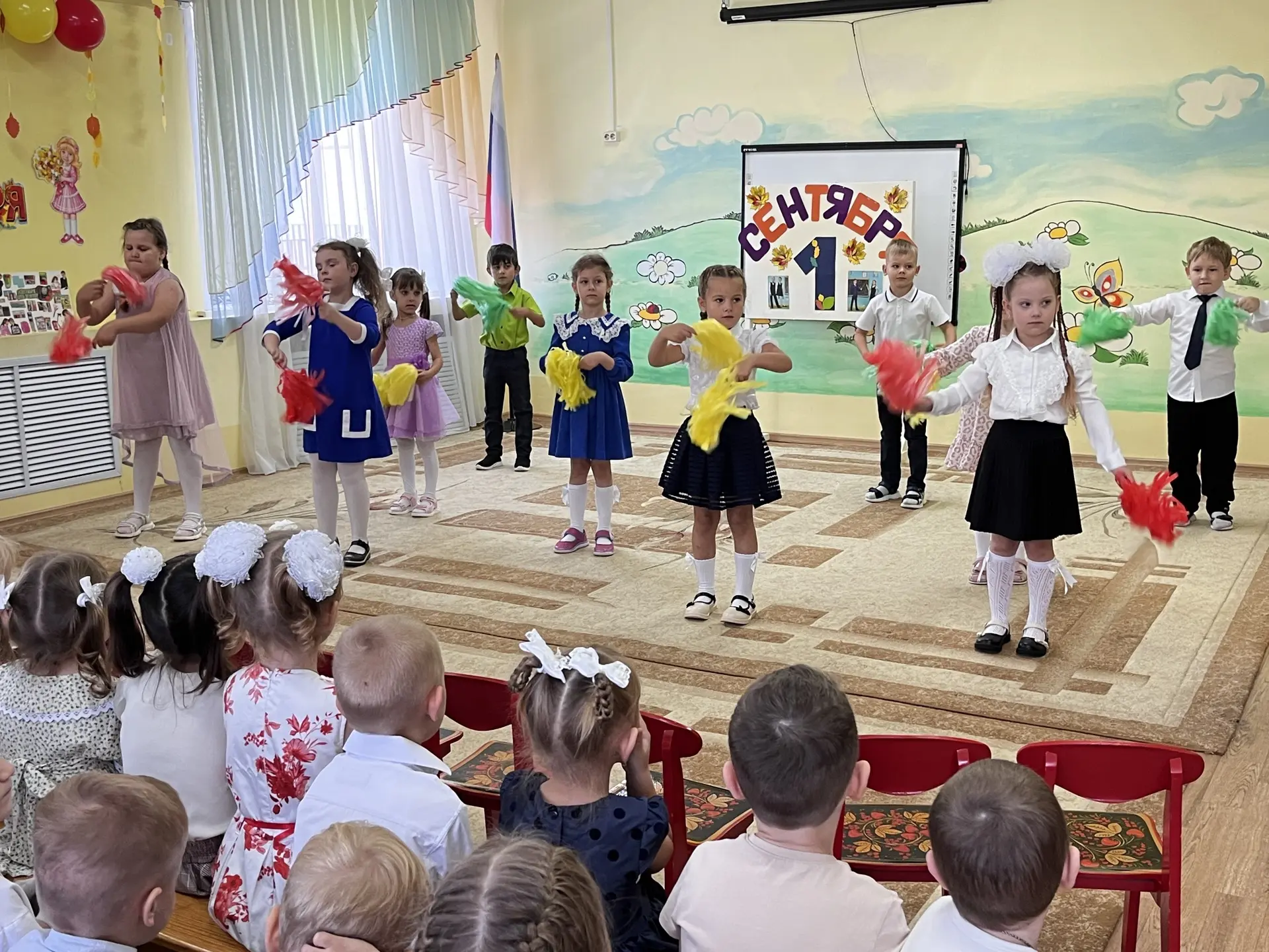 🍁📚 С Днём знаний! Праздник 1 сентября в нашем детском саду! 🎉