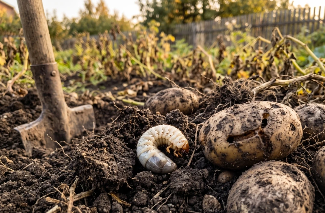 🥔🐛 Осень после картошки: давим хруща, медведку и проволочника!
