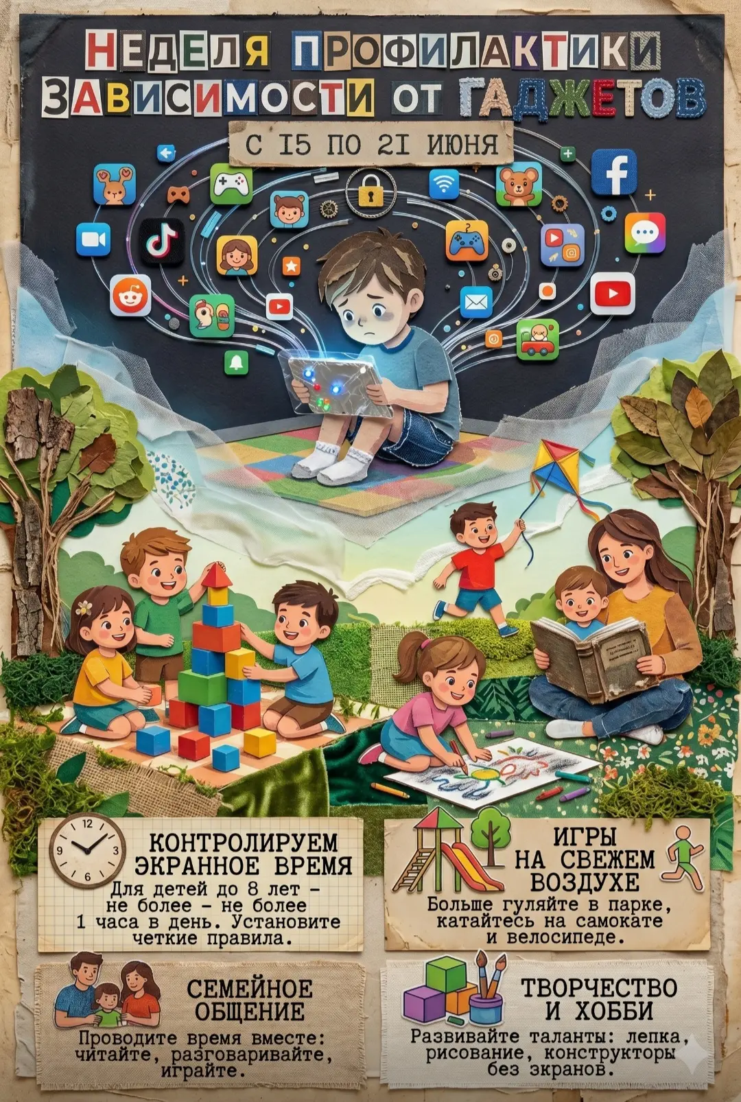 📱 **Неделя профилактики зависимости от гаджетов** 
 
Современные технологии стали неотъемлемой част