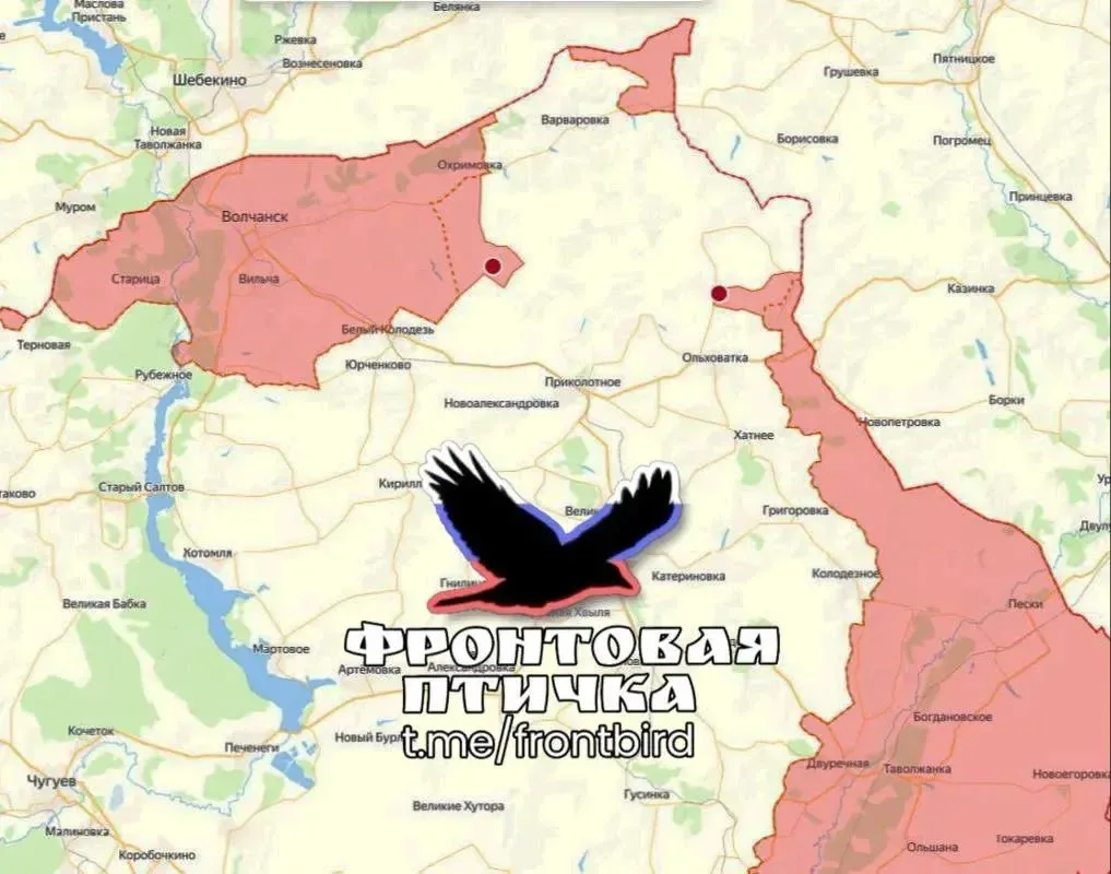 ⚠️Харьковское направление. Оперативная. 28.07 

Нанесены ракетно-бомбовые удары в районе н.п. Юрченк