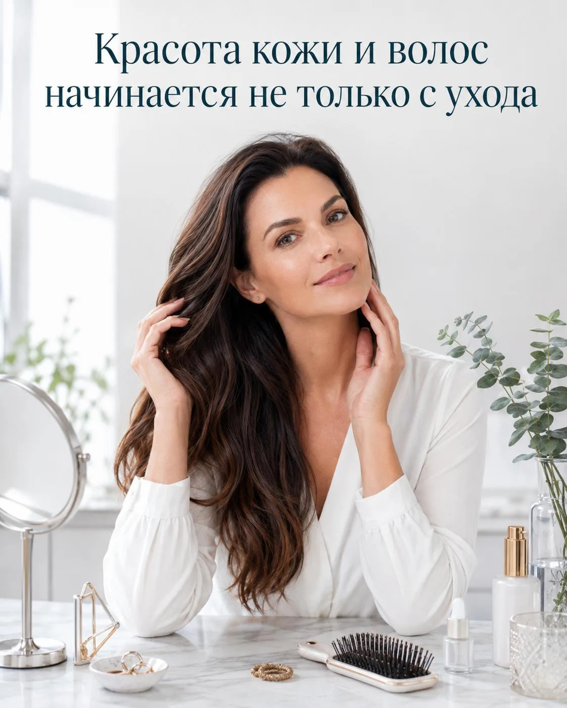 Красота кожи и волос начинается не только с ухода

Можно купить хороший шампунь, маску, сыворотку дл