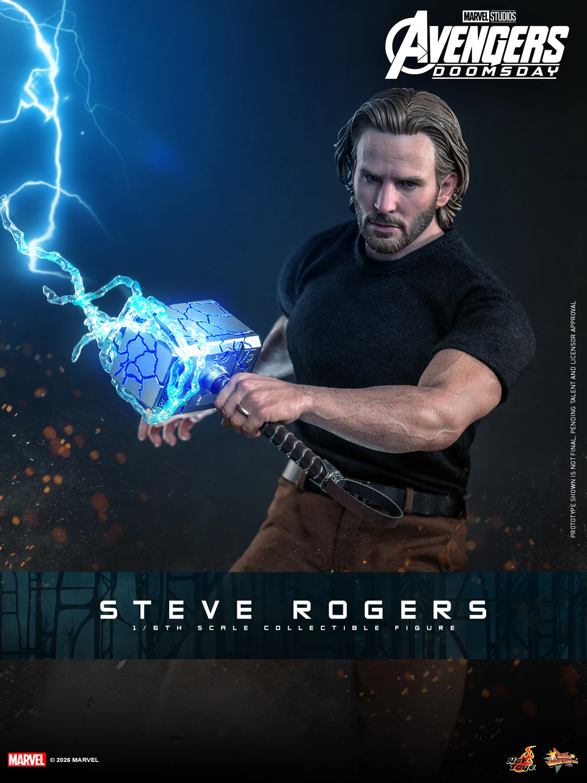 Hot Toys представили фигурку Стива Роджерса по мотивам фильма «Мстители: Доктор Дум».
