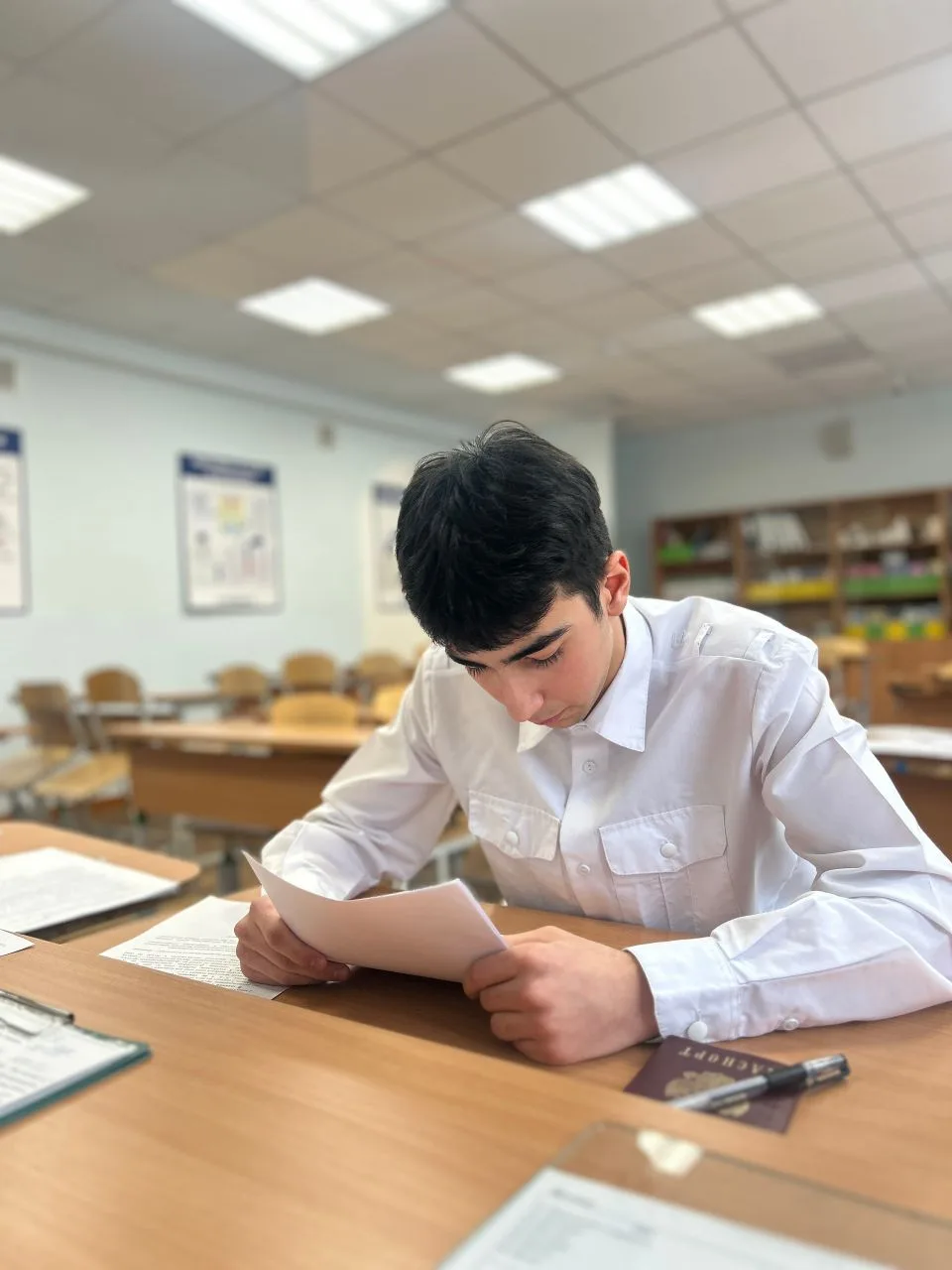 Итоговое собеседование для 9-х классов ✅  Сегодня в нашей школе прошло итоговое собеседование по рус