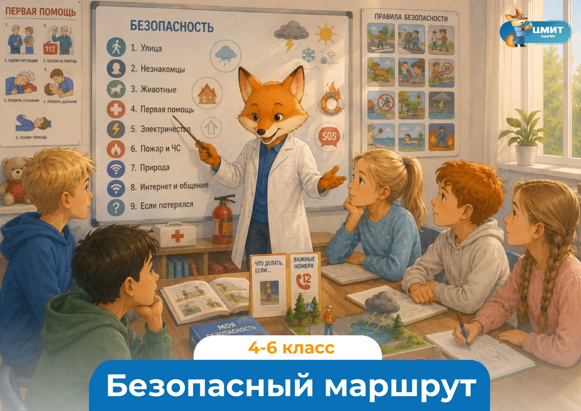 🚨Научим оказывать первую помощь на курсе «Безопасный маршрут»
