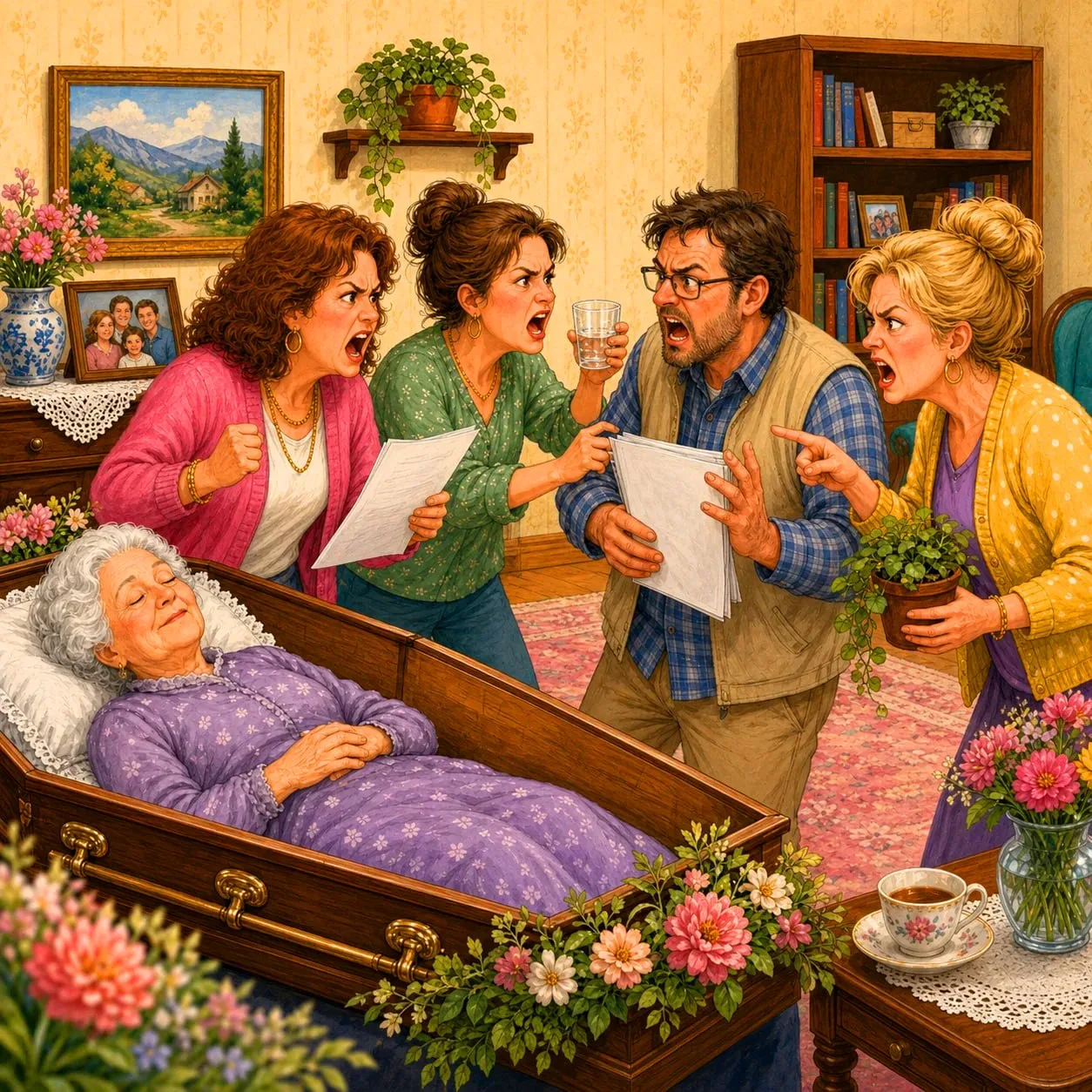 👩‍🎓В нотариальных кабинетах редко плачут. Там царит тишина, пахнет старой бумагой и д...