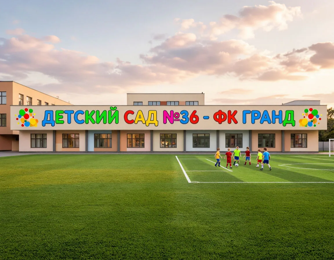 ⚽ Большой футбол – с пелёнок! Филиал ФК «ГРАНД» открыт в детском саду №36!