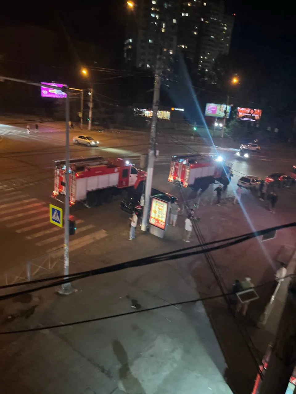 Прямо сейчас горит «Шаурма на углях» на Горбольнице, сообщают очевидцы