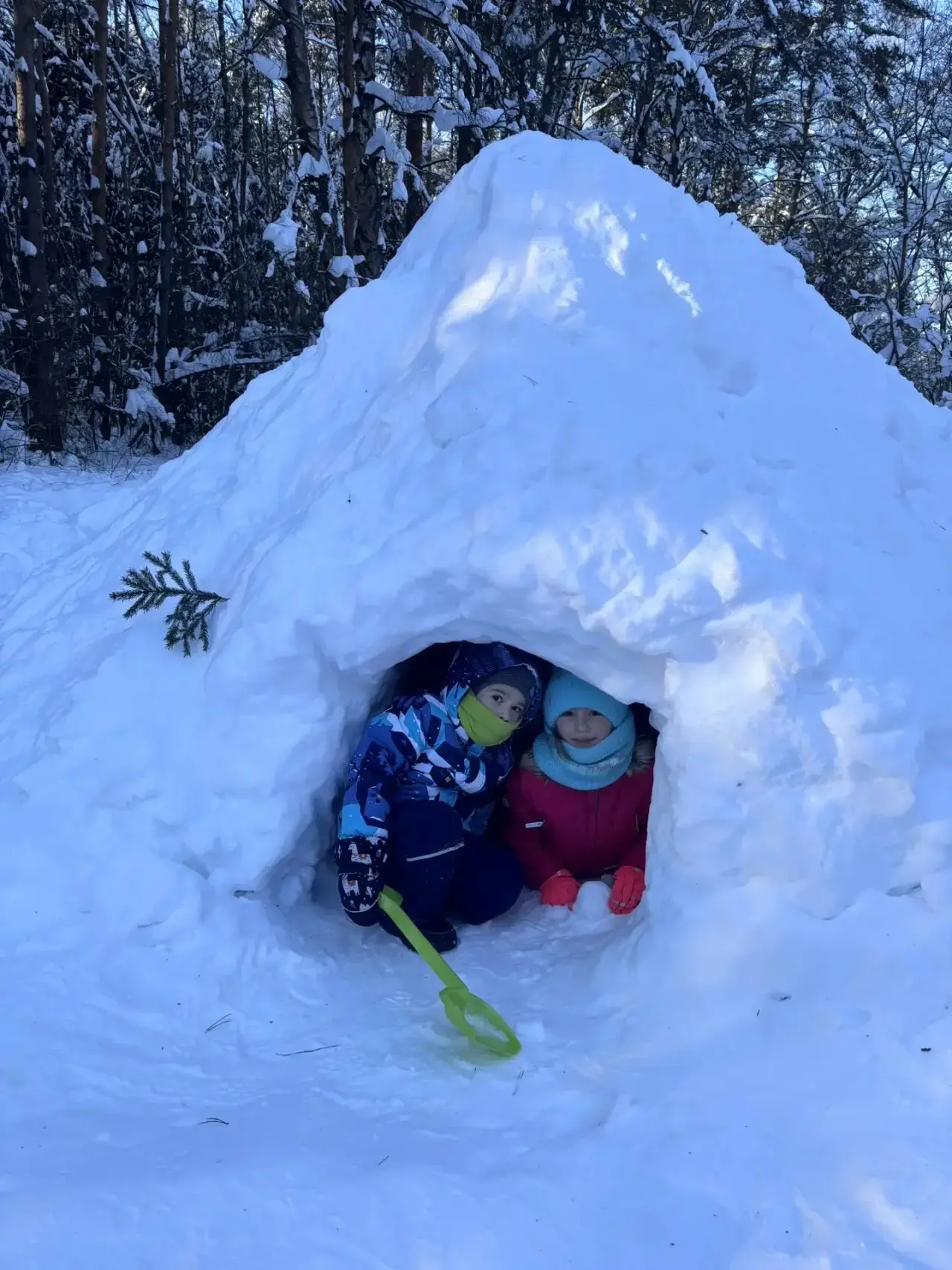 Зимнее переселение народов:))). Вафиной Валерии, 1 б класс. ☃️❄️🌨️