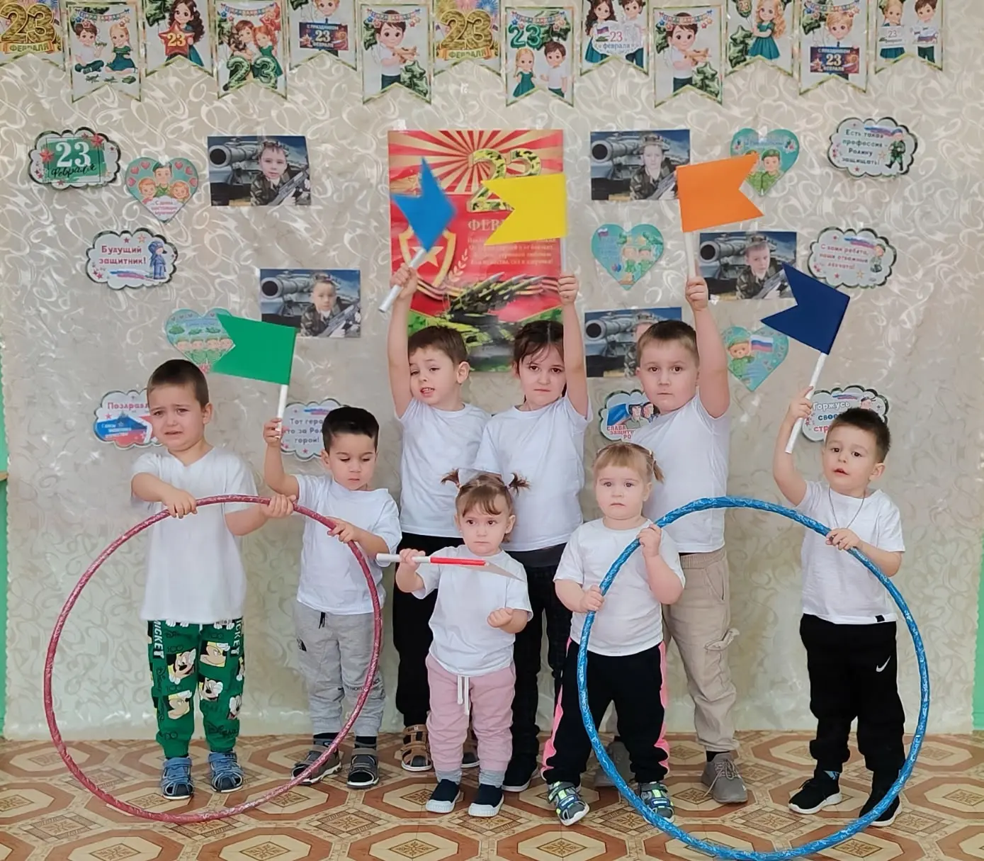 🌟 Маленькие патриоты группы «Лисята» отметили День защитника Отечества! 🌟