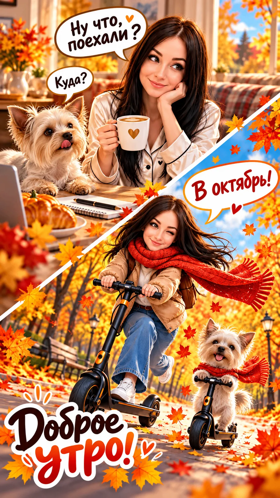 А ведь такую открытку можно сделать самим с помощью ИИ 🤩