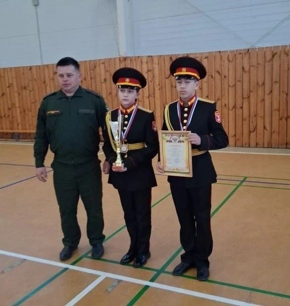 Кадеты 8 класса из Бугульминской кадетской школы — Лилия Гусакова и Данир Мингалиев — стали победите