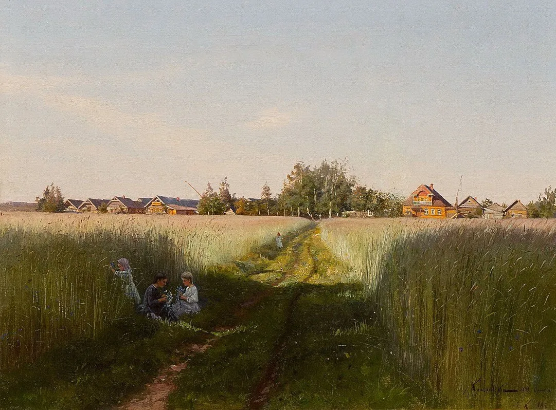 «Летний день. Деревня Орлино»
1888 - 1889 гг.
Иосиф Евстафьевич Крачковский
Частная коллекция.

@aud